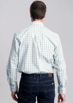 Hebden Classic Shirt - Green and Blue
