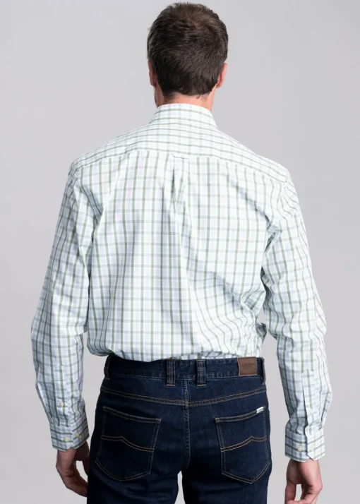Hebden Classic Shirt - Green and Blue