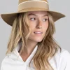 Hemley Wide Brim Fedora - Natural with Fawn Ribbon