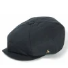 Hengrave Wax Baker Boy Cap - Navy