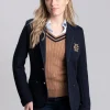 Henley Blazer - Navy Navy