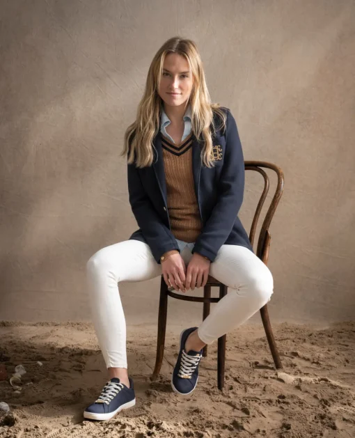 Henley Blazer - Navy Navy