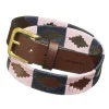 Hermoso 1.5" Polo Belt - Navy and Pink
