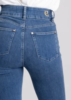 High Rise Flared Jeans - Denim