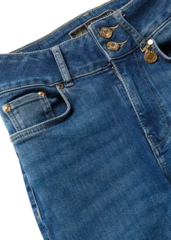 High Rise Flared Jeans - Denim