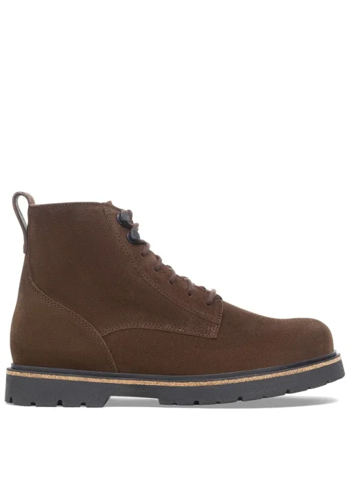 Highwood Lace Suede Mid Boots - Mocha