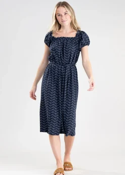 Hollowtree Dress - Navy