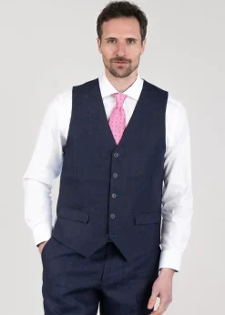 Hugo Waistcoat - Azure