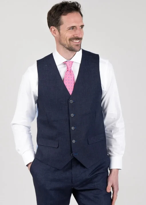Hugo Waistcoat - Azure