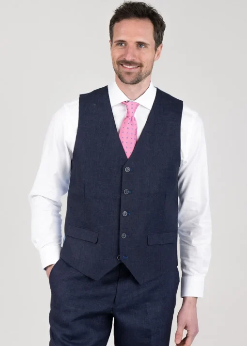 Hugo Waistcoat - Azure