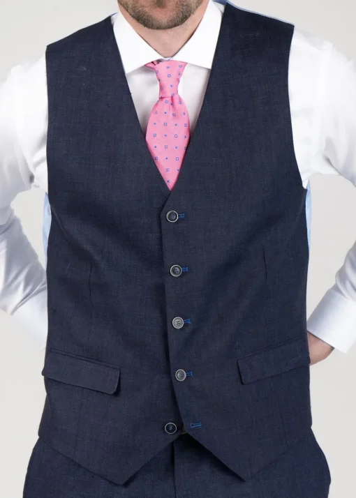 Hugo Waistcoat - Azure