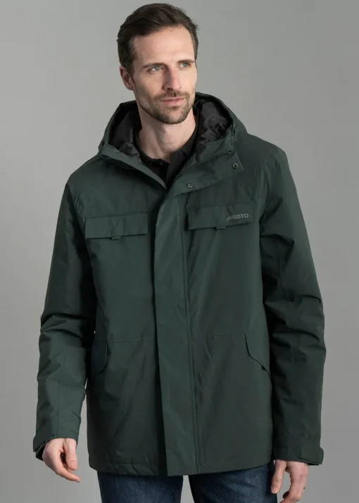 Insulated Rain Jacket - Darkest Spruce