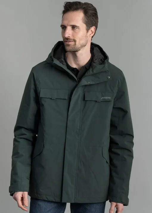 Insulated Rain Jacket - Darkest Spruce