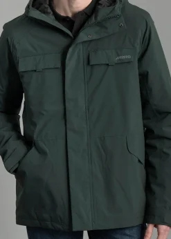 Insulated Rain Jacket - Darkest Spruce