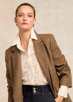 Iona Lace Shirt - Ivory