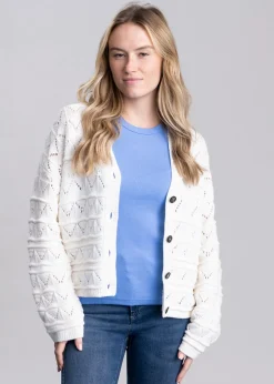 Isla Knitted Cardigan - Cloud