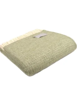 Islay Illusion Throw - Green and Grey