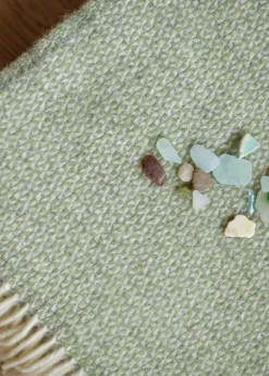 Islay Illusion Throw - Green and Grey