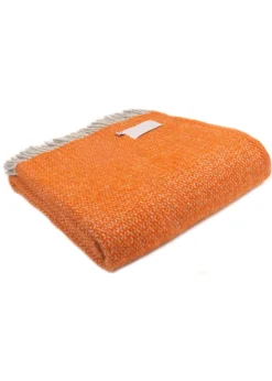 Islay Illusion Throw - Pumpkin