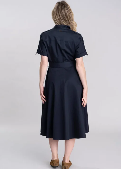 Ivy Midi Dress - Dark Navy