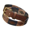 Jefe 1.5" Polo Belt - Navy and Brown