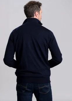 Jesper T-Neck Windproof - Dark Navy