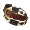 Jugadora 1.5" Polo Belt - Navy and Cream