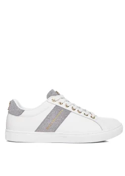 Knightsbridge Court Trainers - Silver Crystal