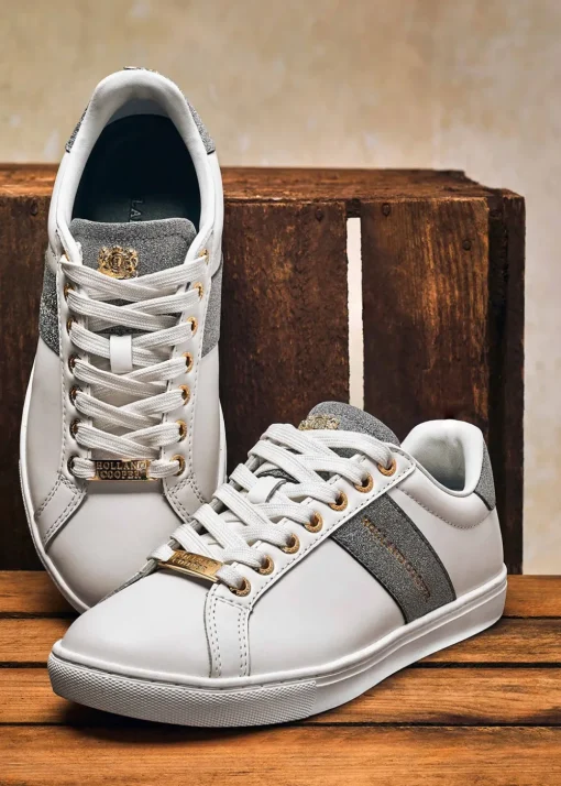 Knightsbridge Court Trainers - Silver Crystal