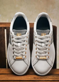 Knightsbridge Court Trainers - Silver Crystal
