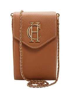 Knightsbridge Phone Pouch - Tan Gold