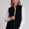 Lambswool Aerobloc Gilet - Navy