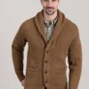 Lambswool Windsor Shawl Jacket - Driftwood