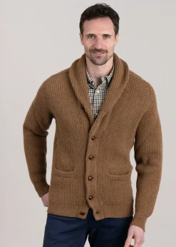 Lambswool Windsor Shawl Jacket - Driftwood