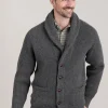 Lambswool Windsor Shawl Jacket - Cliff