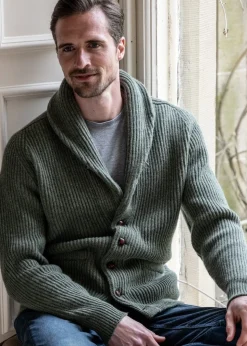 Lambswool Windsor Shawl Jacket - Landscape