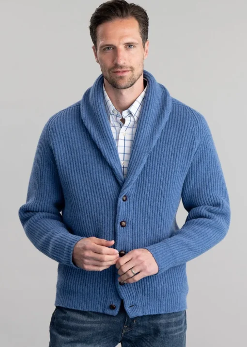 Lambswool Windsor Shawl Jacket - Clyde