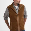 Langdale Fleece Gilet - Rust Brown