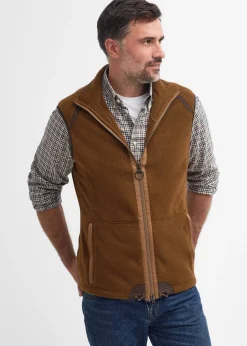 Langdale Fleece Gilet - Rust Brown