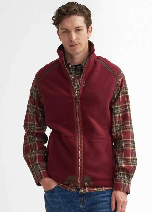 Langdale Fleece Gilet - Port