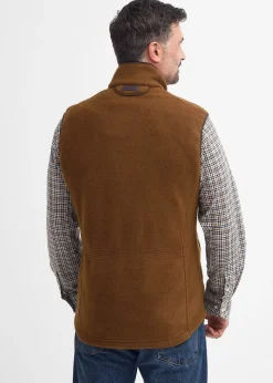 Langdale Fleece Gilet - Rust Brown