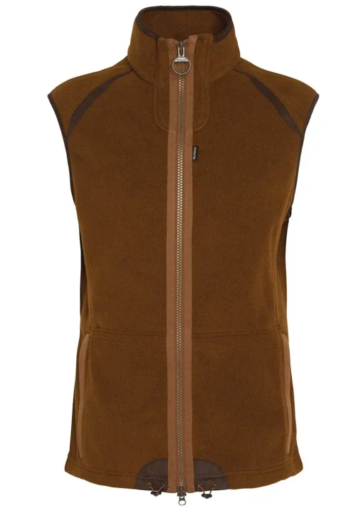 Langdale Fleece Gilet - Rust Brown