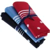 Large Spotted Handkerchief (3 Pack Tied) - Red, Light Blue and Navy