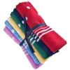 Large Spotted Handkerchief (6 Pack Tied) - Drk Blue, Green, Lt Blue, Pink, Red and Yellow