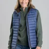 Launde Down Gilet - Stone Blue