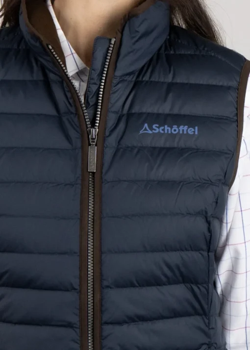 Launde Down Gilet - Petrol Blue