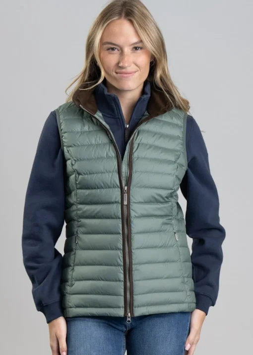 Launde Down Gilet - Laurel