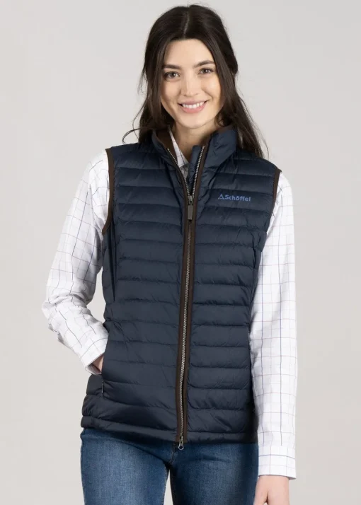 Launde Down Gilet - Petrol Blue