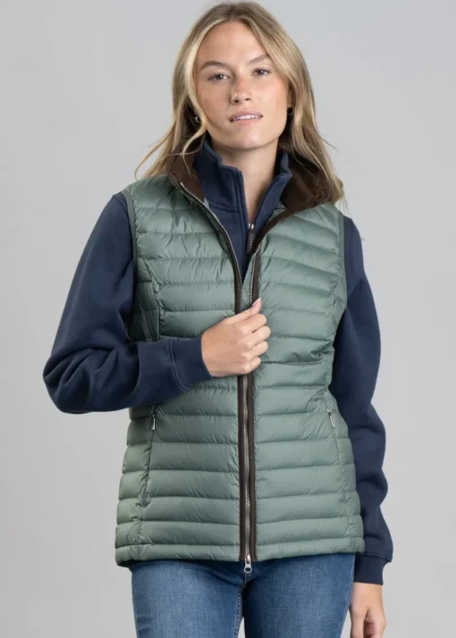 Launde Down Gilet - Laurel