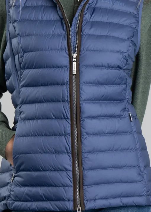 Launde Down Gilet - Stone Blue